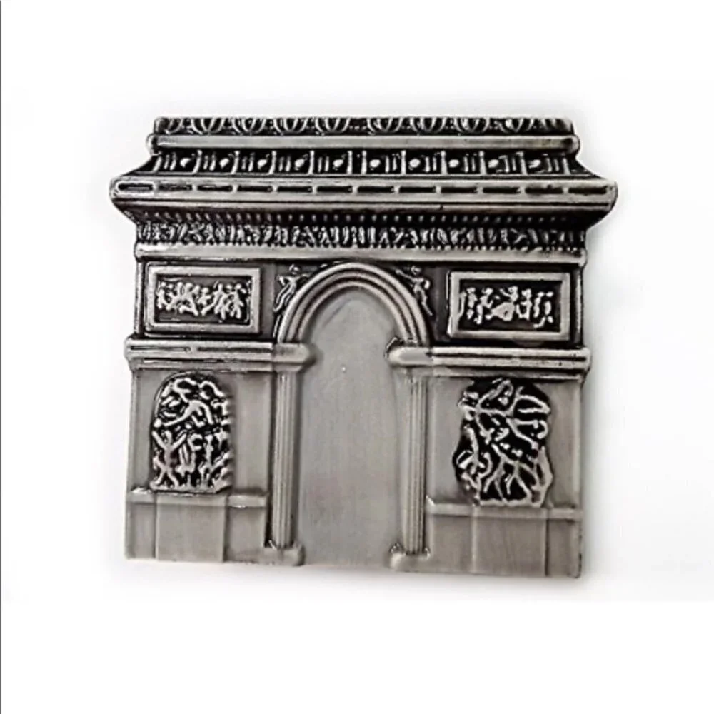 Paris French Toothbrush Holder Arc de Triomphe Ceramic Parisian French Country